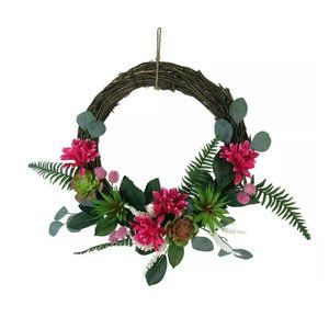Succulent Flower Wreath